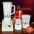 1.5L Plastic Jar 2 Speeds 3 In 1 Electric Multifunction Blender With Chopper And Grinder